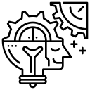 gear,education,cogwheel,head,light bulb,machine learning